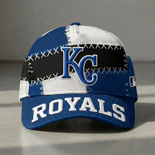 KCR x MLB Premium Patchwork Snapback Cap DDT 070426 TTTZ