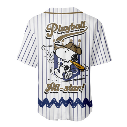KCR x Premium MLB Snoopy Playball Jersey DDT NTL