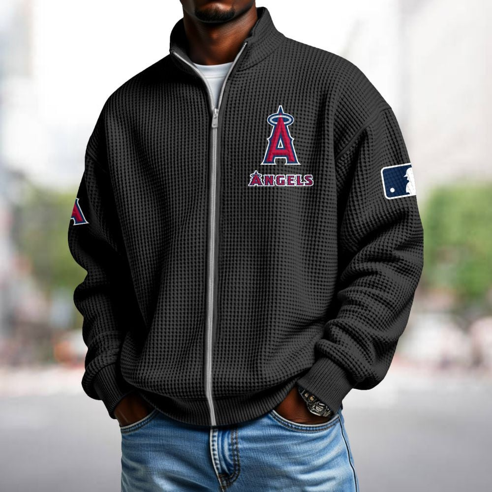 LAA x MLB Waffle Zip-Up Sweatshirt DatND DVT