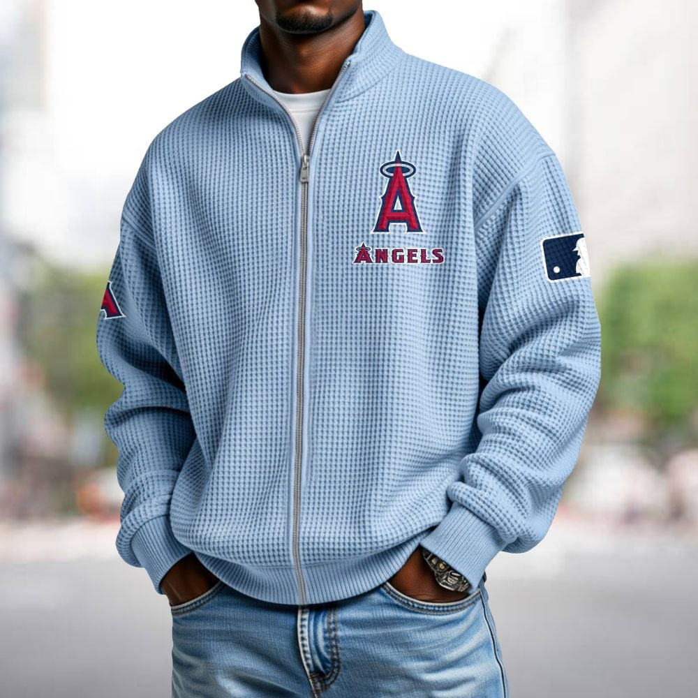 LAA x MLB Waffle Zip-Up Sweatshirt DatND DVT