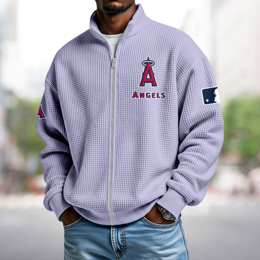 LAA x MLB Waffle Zip-Up Sweatshirt DatND DVT