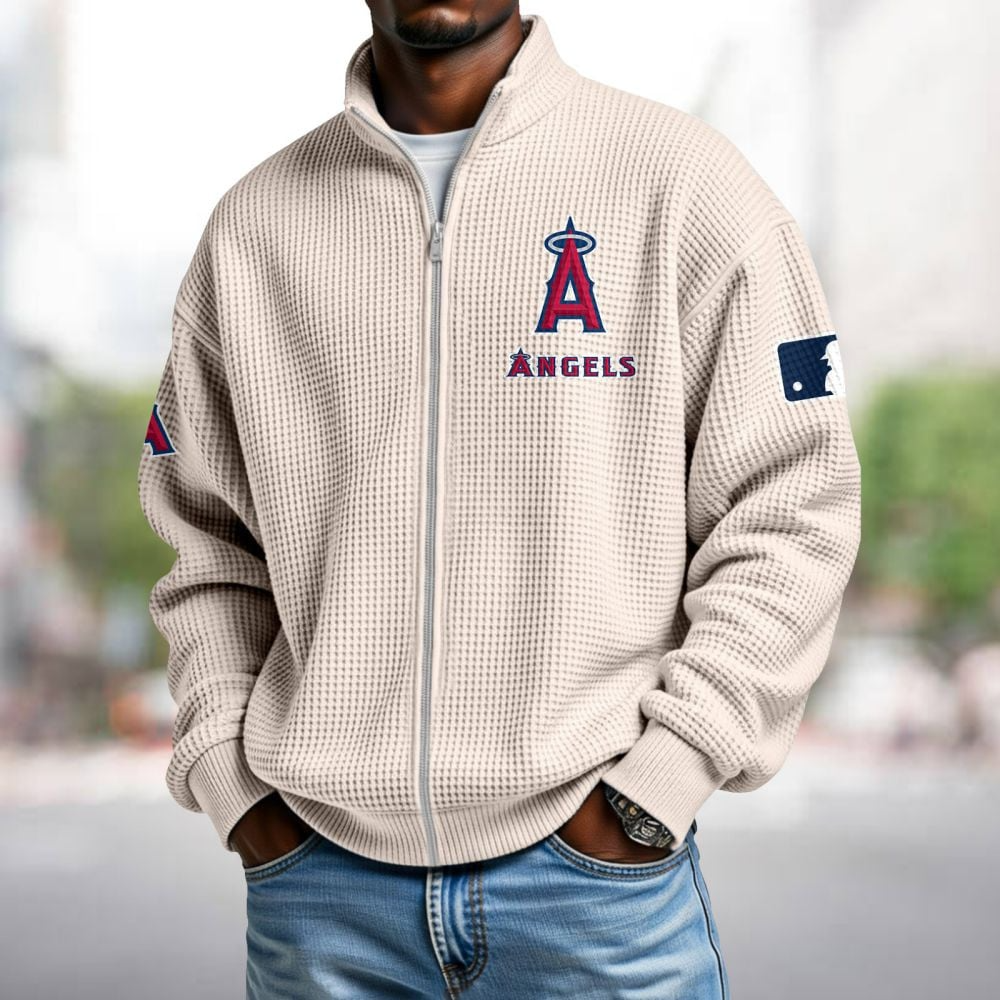 LAA x MLB Waffle Zip-Up Sweatshirt DatND DVT
