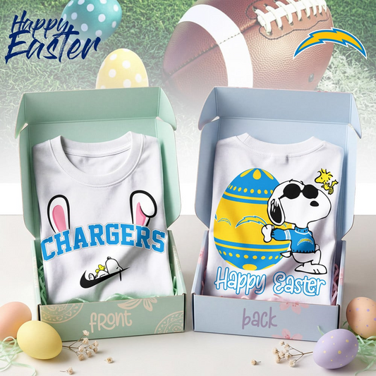LAC Premium NFL Happy Snoopy Easter T-shirt DDT NTL