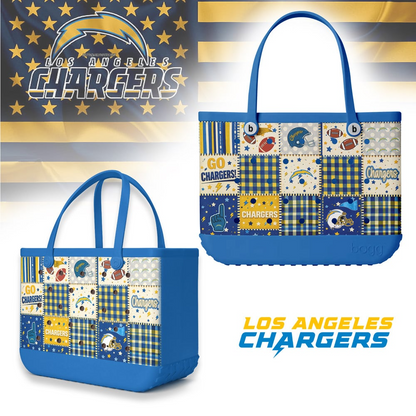 LAC Premium NFL Patchwork Design Beach Tote Bag DDT CTND