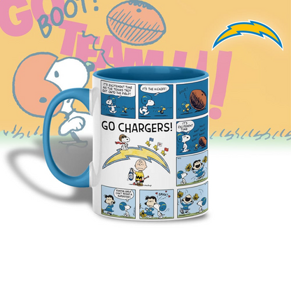 LAC Premium NFL Peanuts Comic Mug DDT  CTND