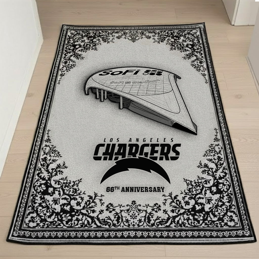 LAC x NFL Anniversary Premium Rug DDT TTTZ