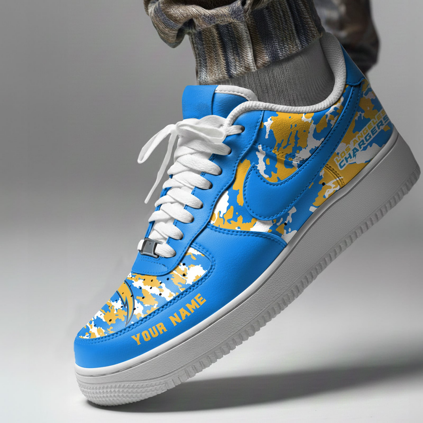 LAC x NFL Premium Camo AF1 Sneakers DDT CTND
