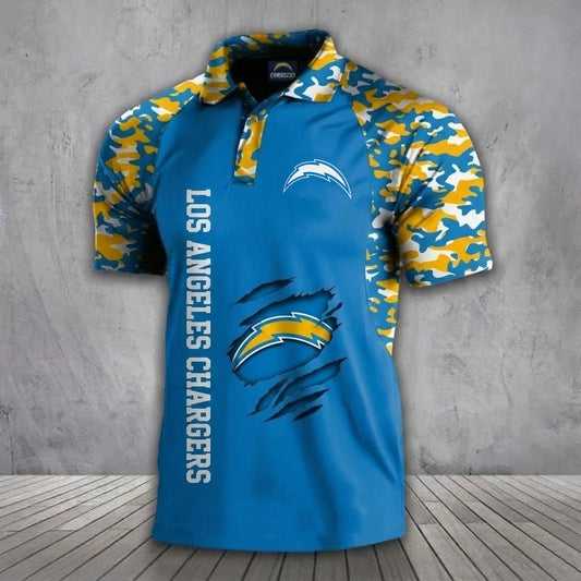 LAC x NFL Premium Camouflage Polo DDT TTTZ
