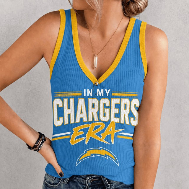 LAC x NFL Women V-Neck Ribbed Tank Top Premium Personalized Gift For Fan 250626