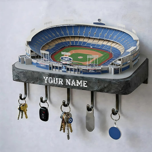 LAD Stadium Premium MLB Wood Key Hanger DDT NHM