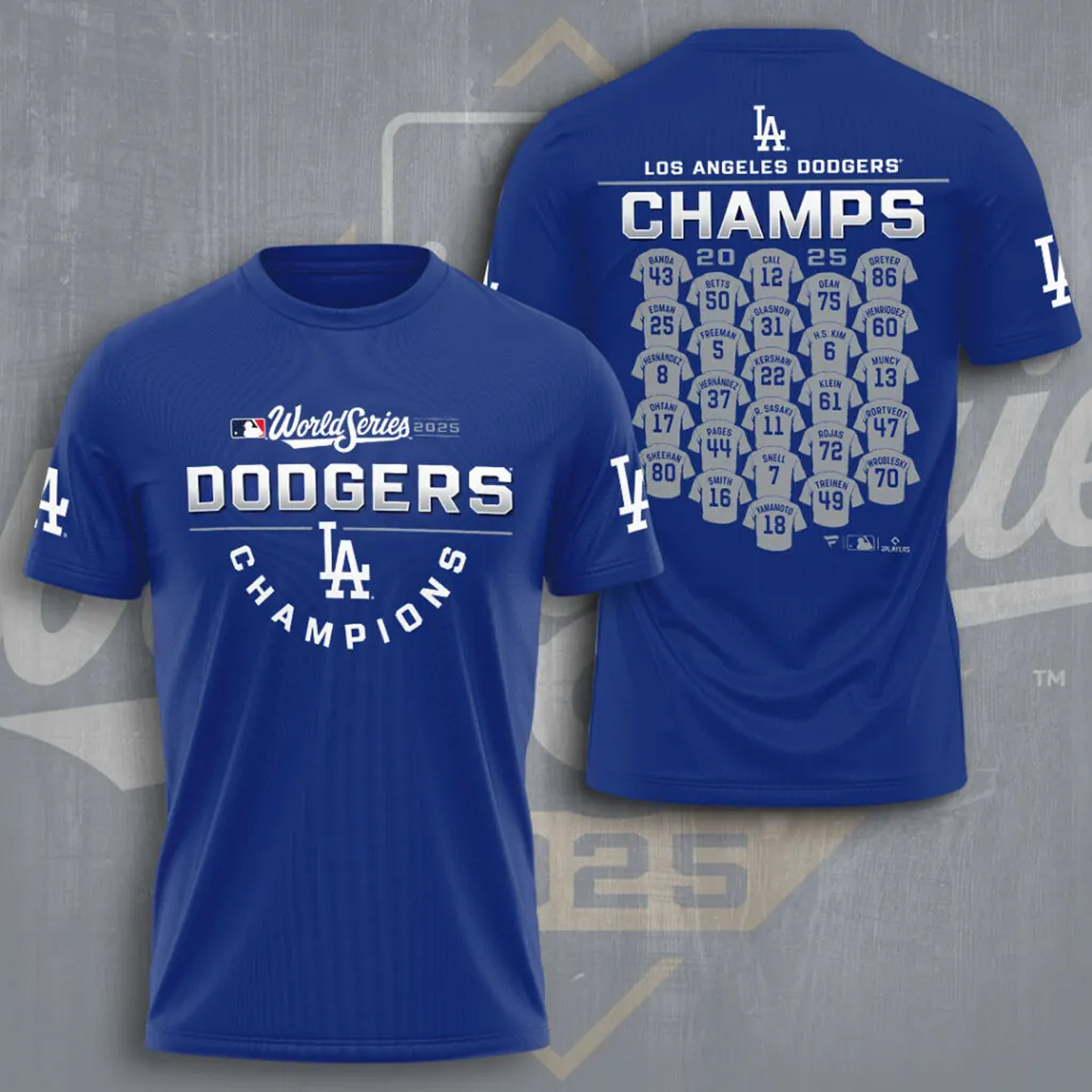 LAD x MLB 3D Apparel V16 DATND TANTD