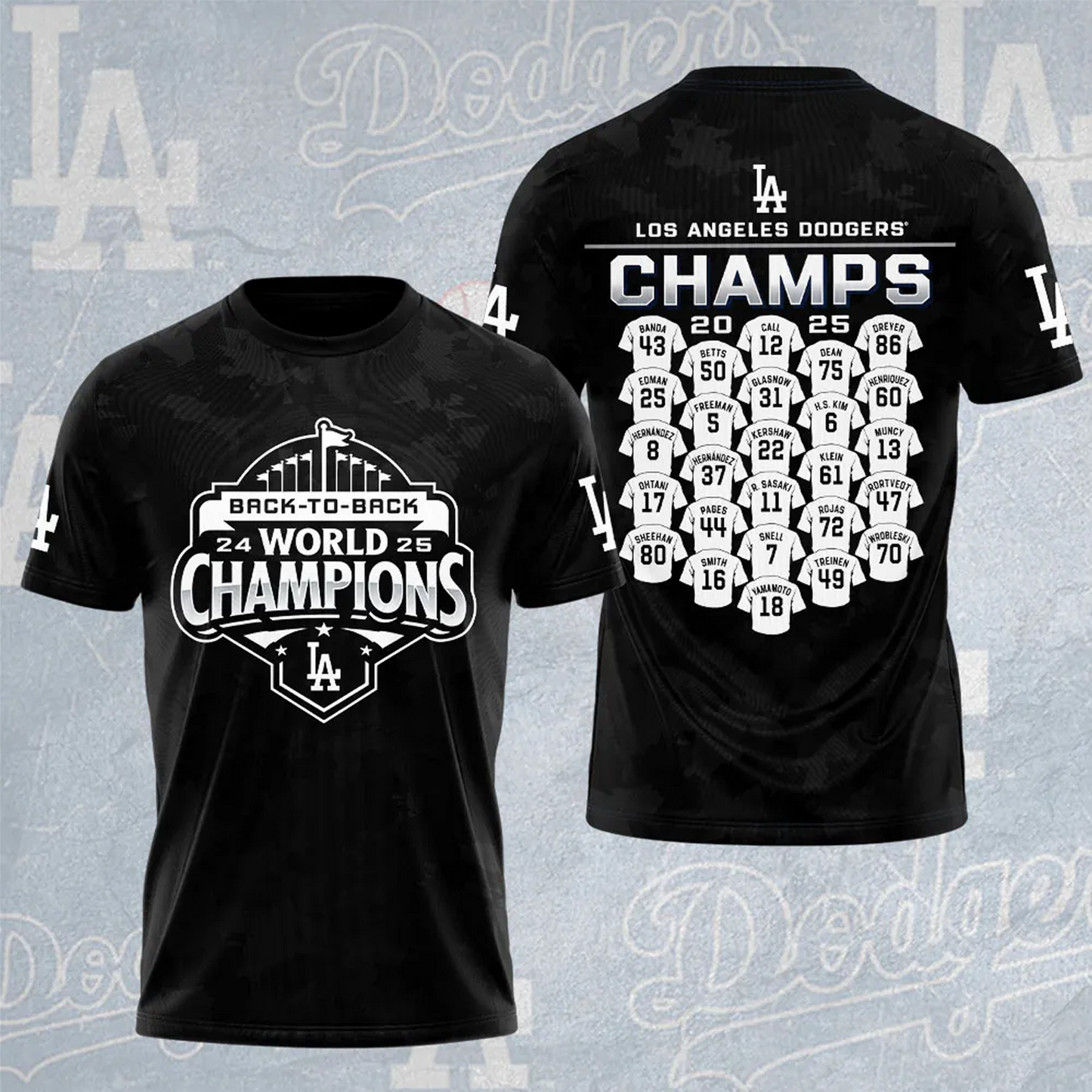 LAD x MLB 3D Apparel V19 DATND TANTD