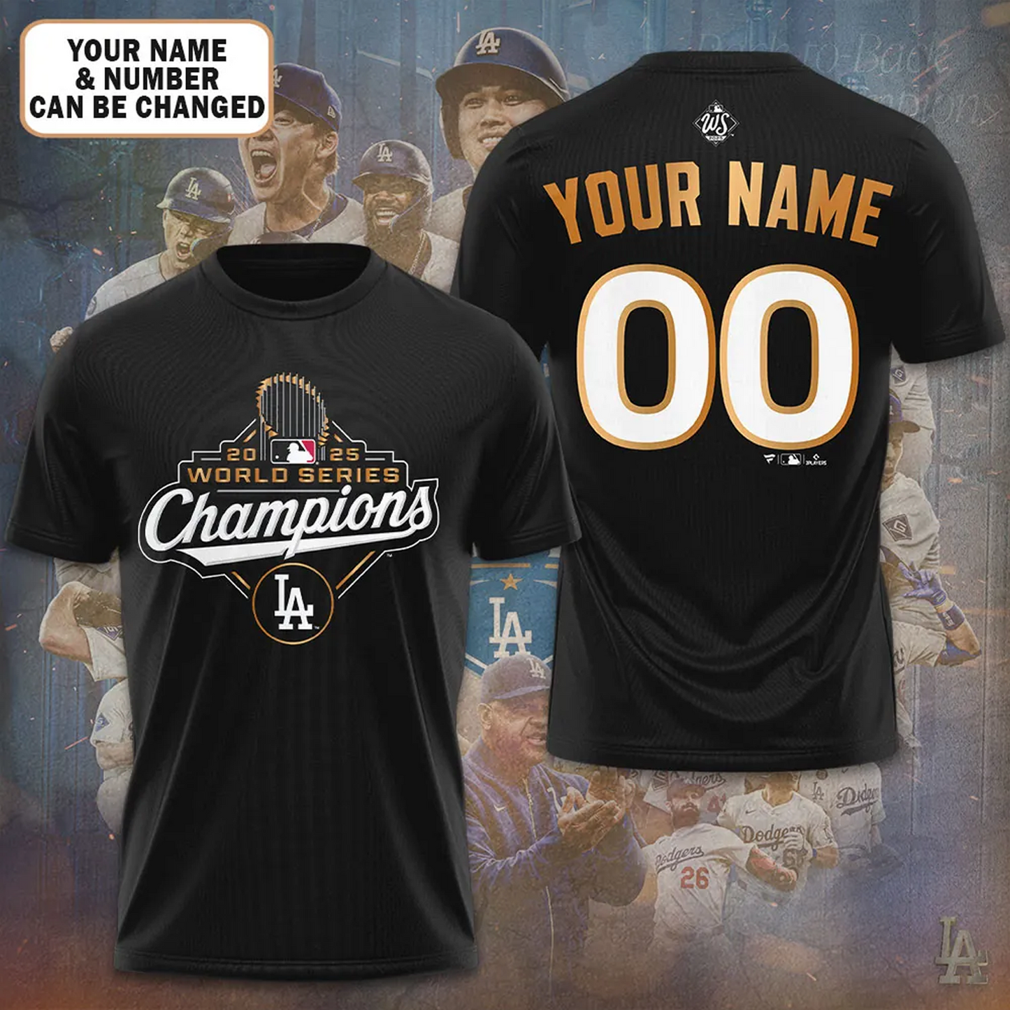 LAD x MLB 3D Apparel V3 DATND TANTD