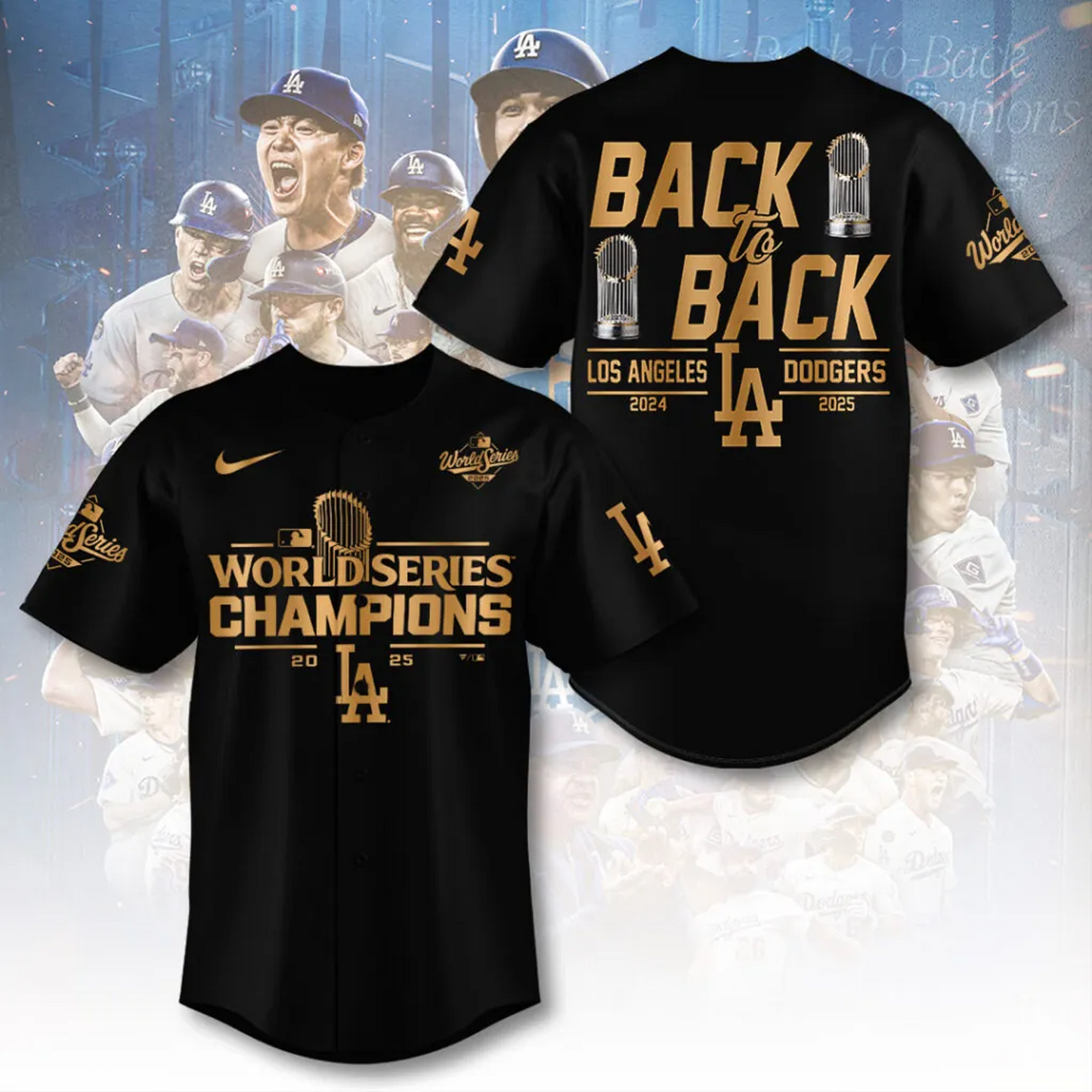 LAD x MLB World Series 2025 Baseball Jersey V4 DATND TANTD
