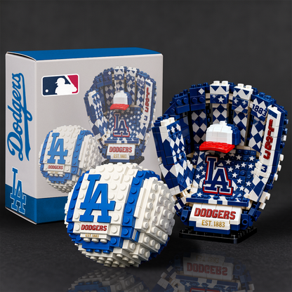 MLB Teams Baseball Glove & Ball Building Block Set TT TL
