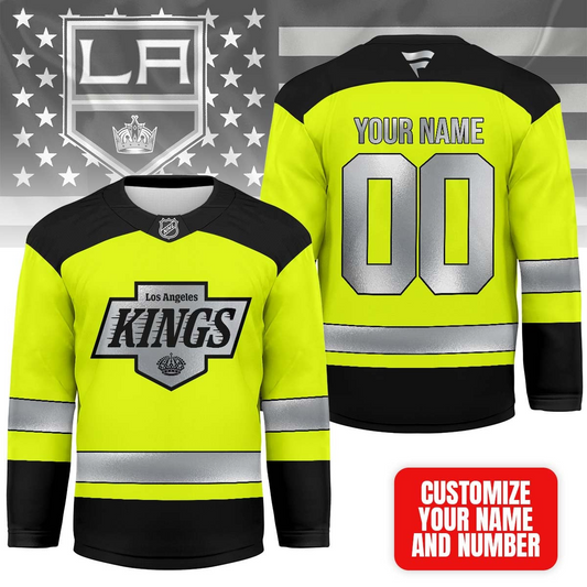 LAK Premium NHL Hi-Vis Safety Hockey Jersey DDT CTND