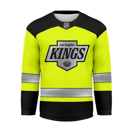LAK Premium NHL Hi-Vis Safety Hockey Jersey DDT CTND