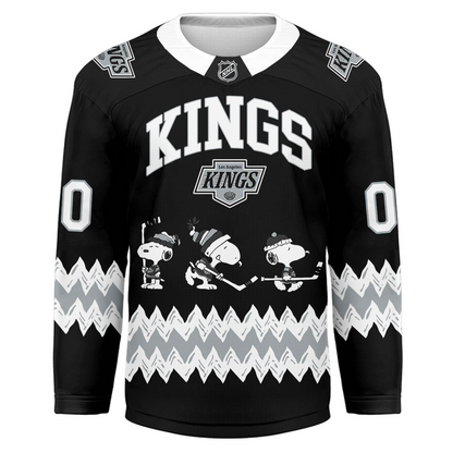 LAK Premium NHL Snoopy Personalized Hockey Jersey DDT CTND