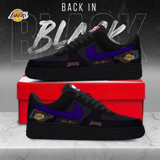 LAL x MLB 2025 Back In Black AF1 Sneakers DDT NTL