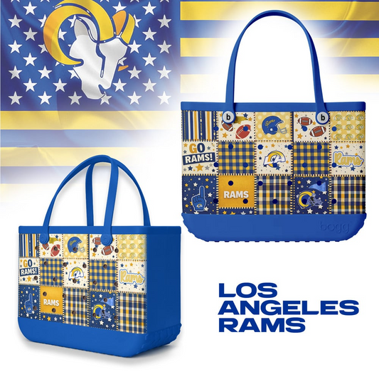 LAR Premium NFL Patchwork Design Beach Tote Bag DDT CTND