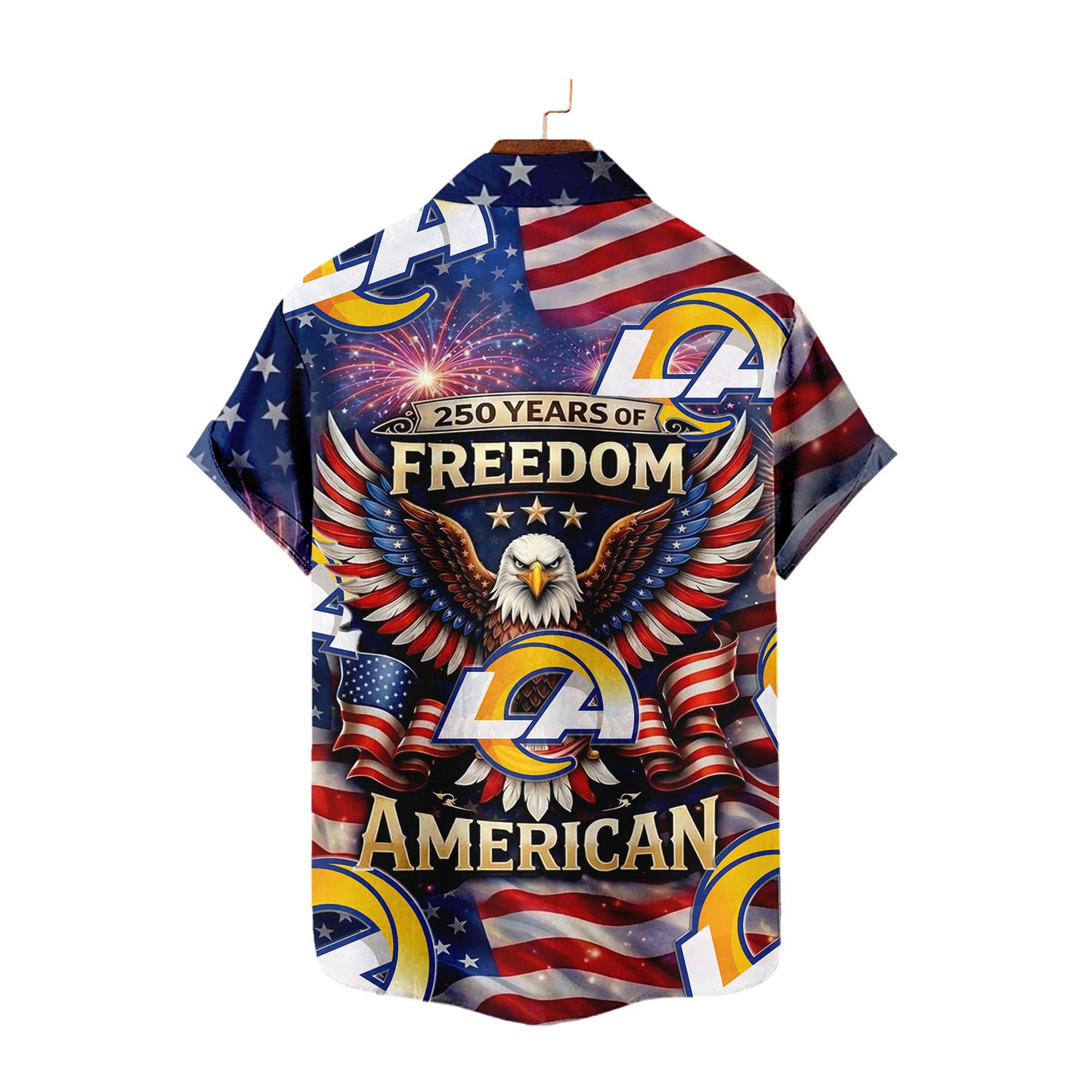 LAR x NFL America 250th Anniversary Eagles Hawaiian Shirt 090626