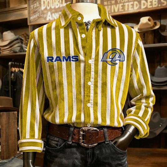 LAR x NFL Color Stripe Corduroy Shirt DDT NTL