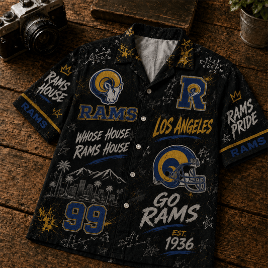 LAR x NFL Luxury V2 Hawaiian Shirt 150626