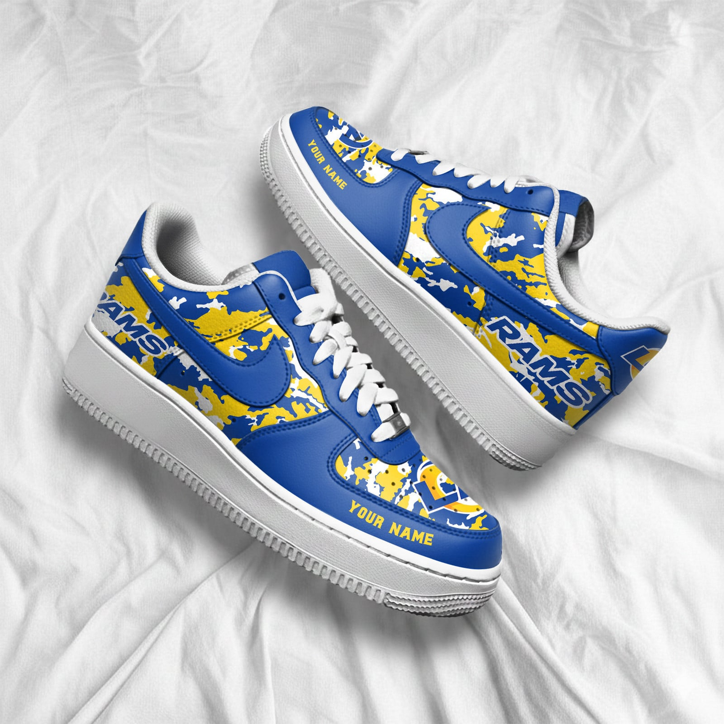 LAR x NFL Premium Camo AF1 Sneakers DDT CTND