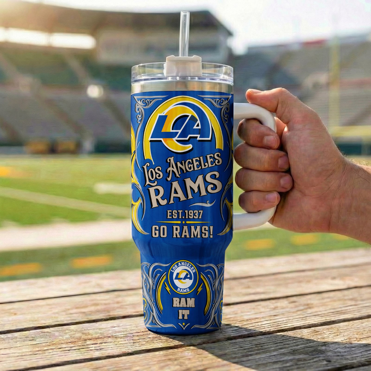 LAR x NFL Stainless Steel Tumble DatND DVT