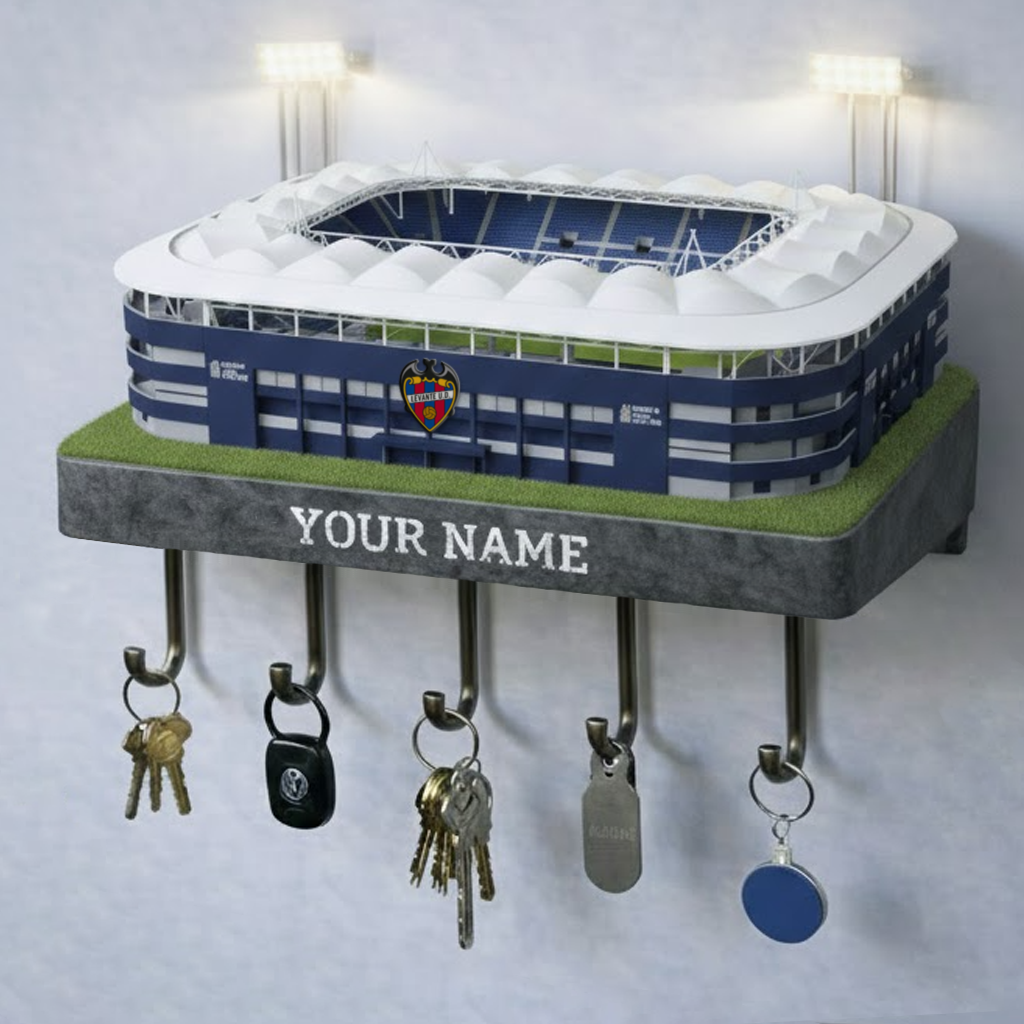 LEV Premium La Liga Wood Key Hanger DDT NTL