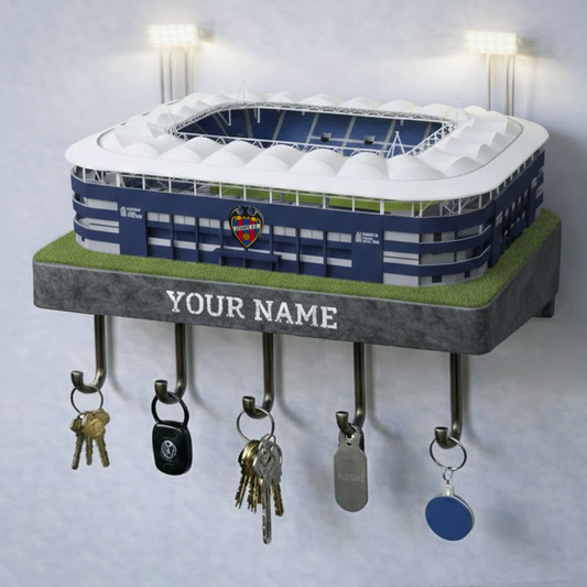 LEV Premium La Liga Wood Key Hanger DDT NTL