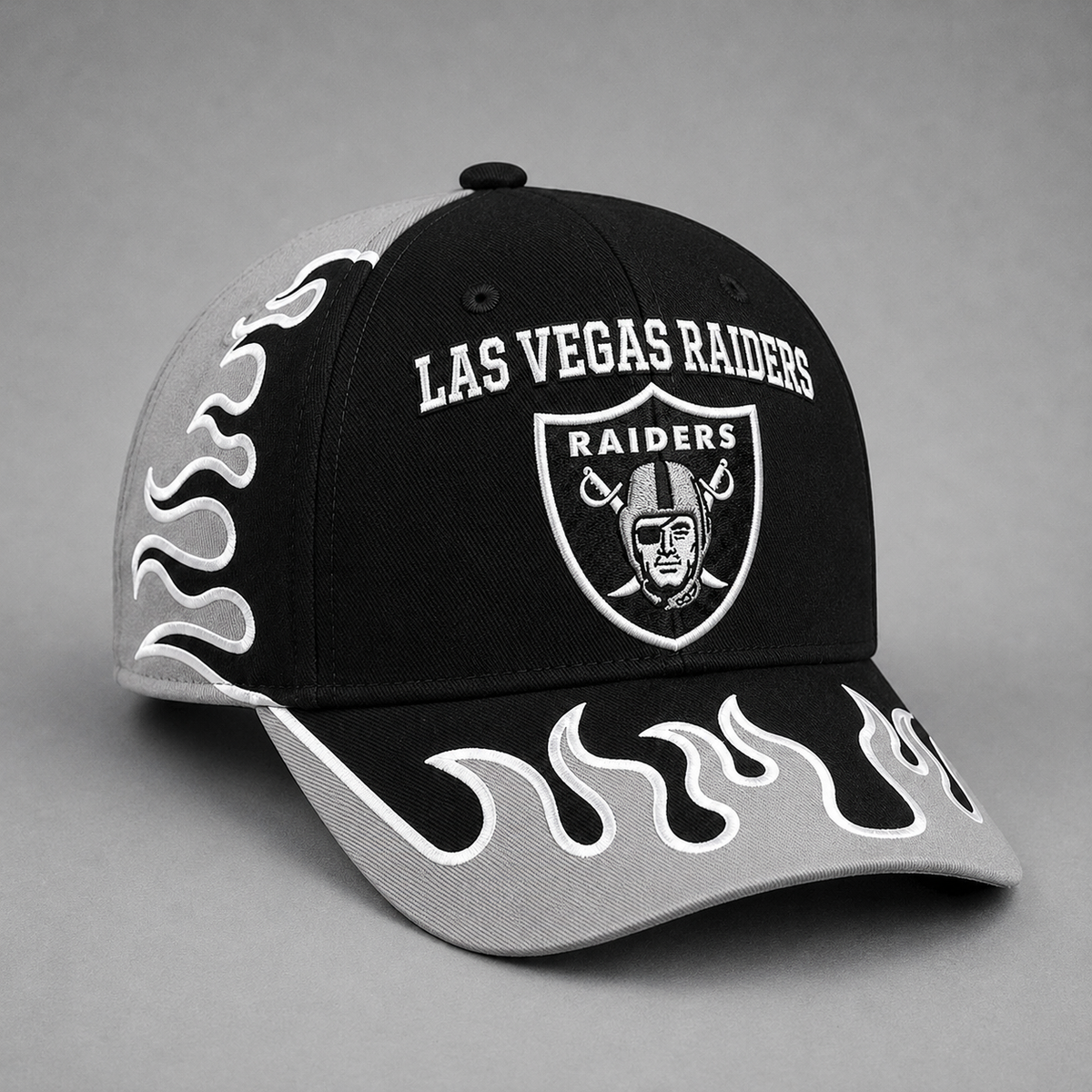 LVR Premium NFL Flame Curved Brim Baseball Cap