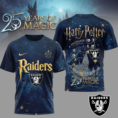 LVR Premium NFL Harry Potter 25 Years Of Magic 3D Shirt DDT CTND