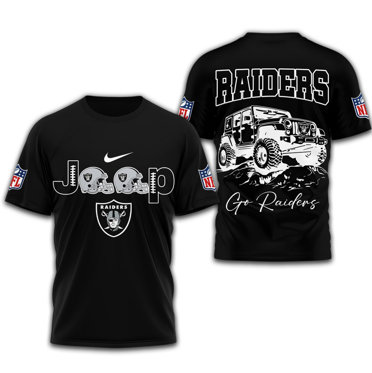LVR Premium NFL Jeep 3D Shirt DDT NTL