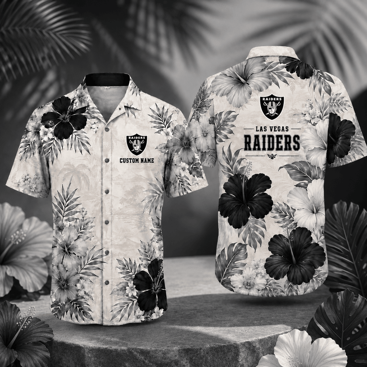 LVR x NFL Tropical Floral Hawaiian Shirt 160626