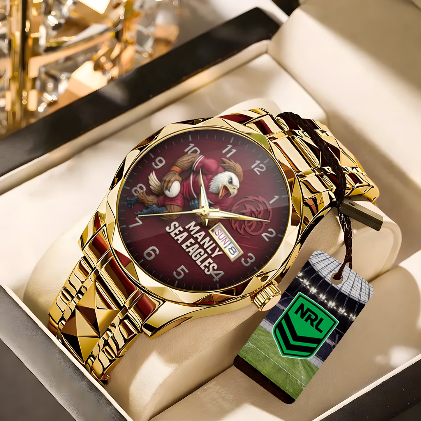 MAN X PREMIUM NRL New Mascot Luxury Hand Watch 2026 NDT NHT