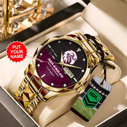 MAN X Premium Nrl Alloy Luxury Quartz Watch Limited Edition NDT NHT
