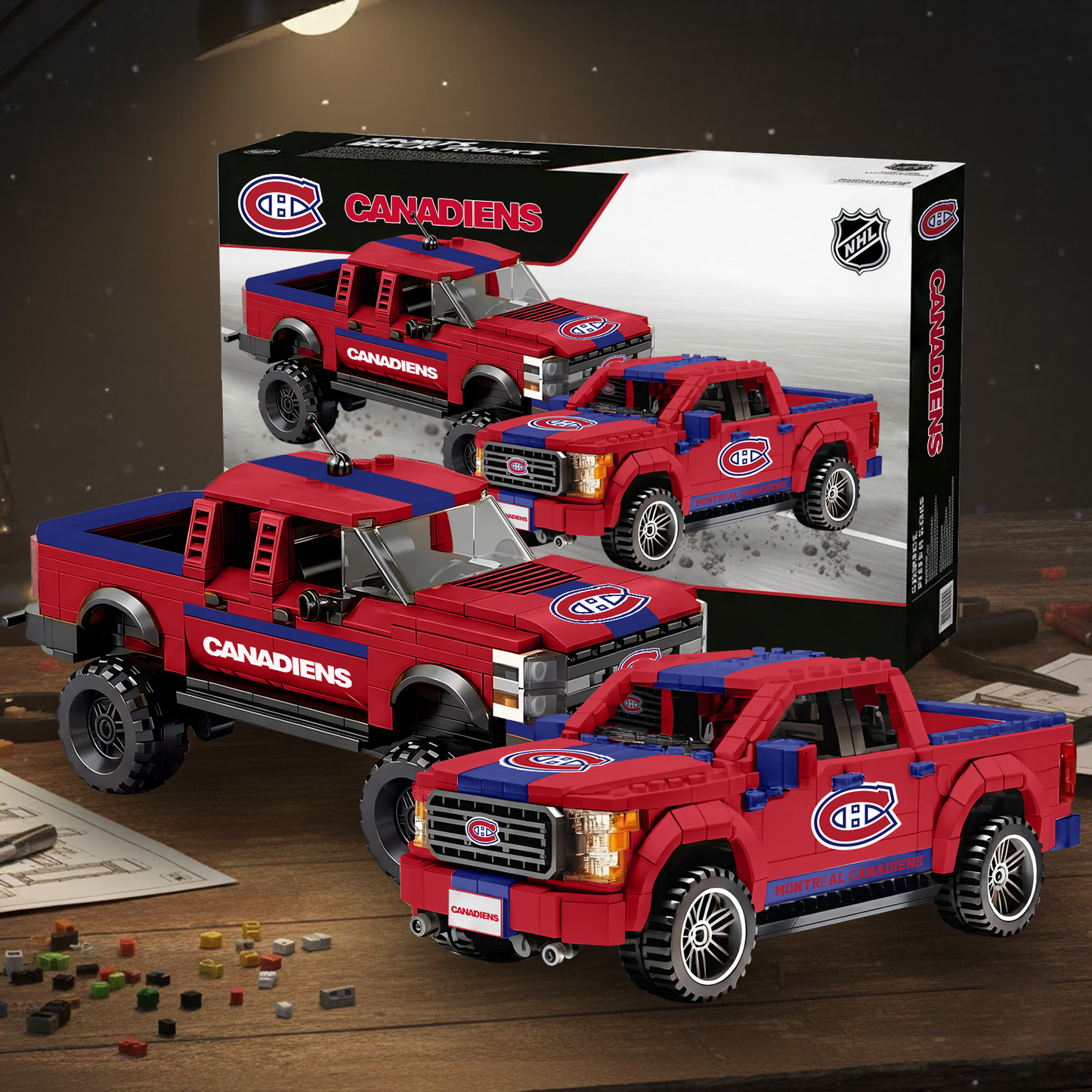 NHL Raptor Pickup Truck and Hockey Racing Trucks V1 NAK NHT