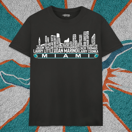 MD Football Greatest Of All Time Team Legends, City Skyline Shirt DDT CTND
