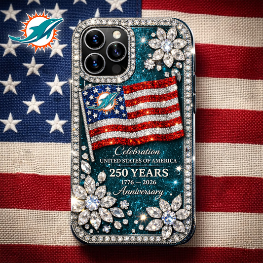 MD Premium NFL Celebration United States Of America 250 Years Luxury Phone Case DDT CTND