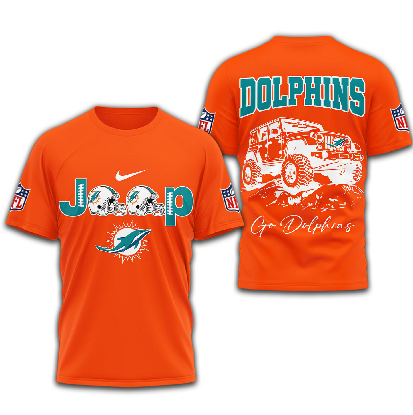 MD Premium NFL Jeep 3D Shirt DDT NTL