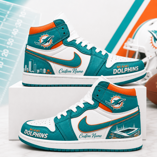MD x NFL Luxury Air Jordan 1 Sneakers 230626