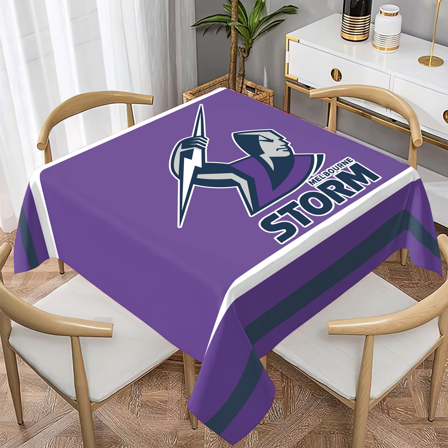 MEL Premium NRL Square Tablecloth For Fan NDT NHT