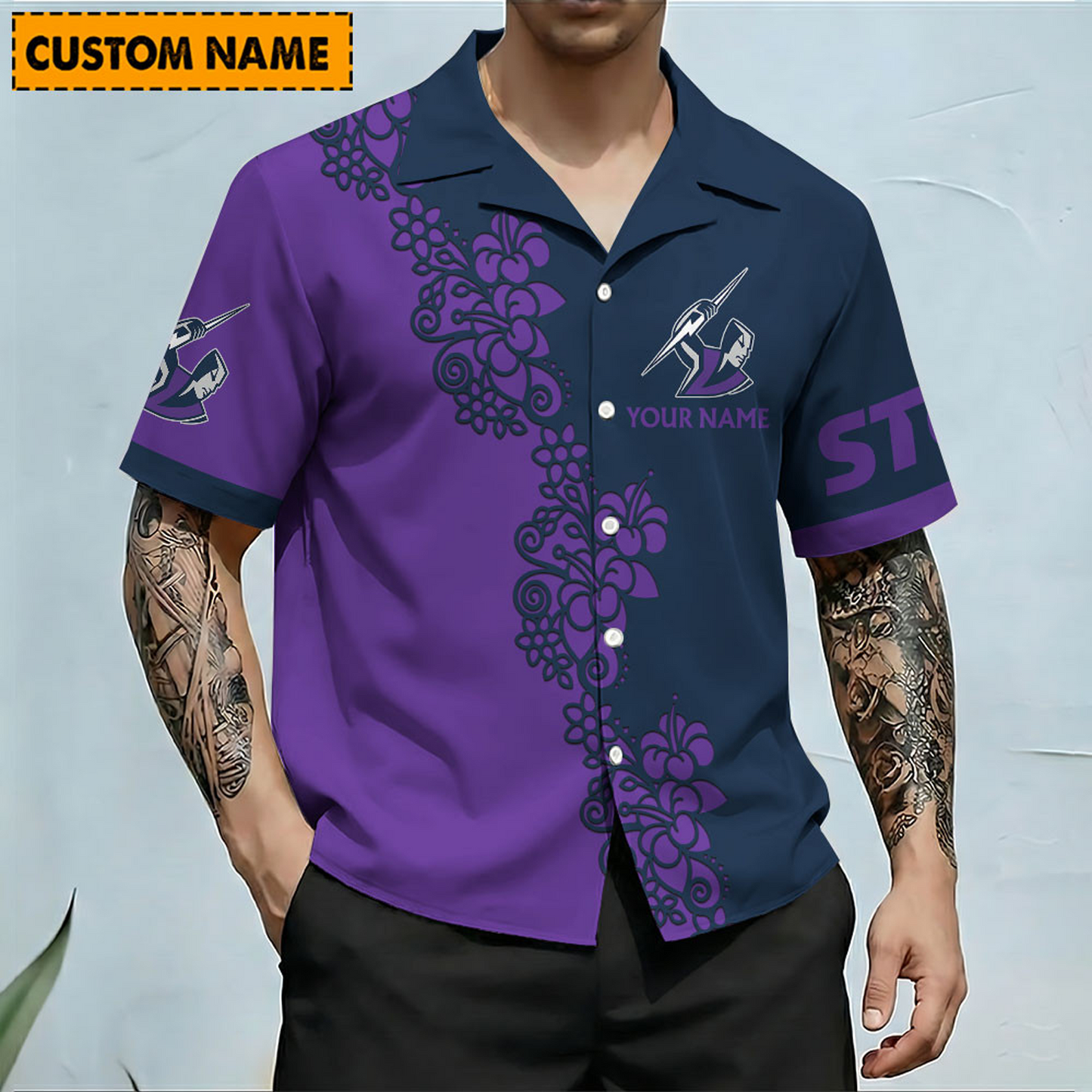 MEL X PREMIUM NRL Hawaiian Shirt Custom Name Limited Edition NDT NHT