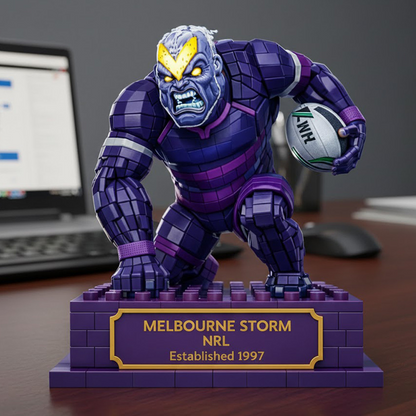 MEL X Premium NRL Special Mascot Acrylic Block Plaque Limited Editions NDT NHT