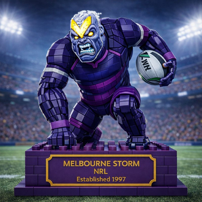 MEL X Premium NRL Special Mascot Acrylic Block Plaque Limited Editions NDT NHT