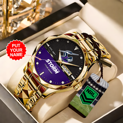 MEL X Premium Nrl Alloy Luxury Quartz Watch Limited Edition NDT NHT