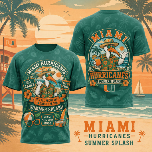 MH Premium NCAA Summer 3D T-Shirt 100626