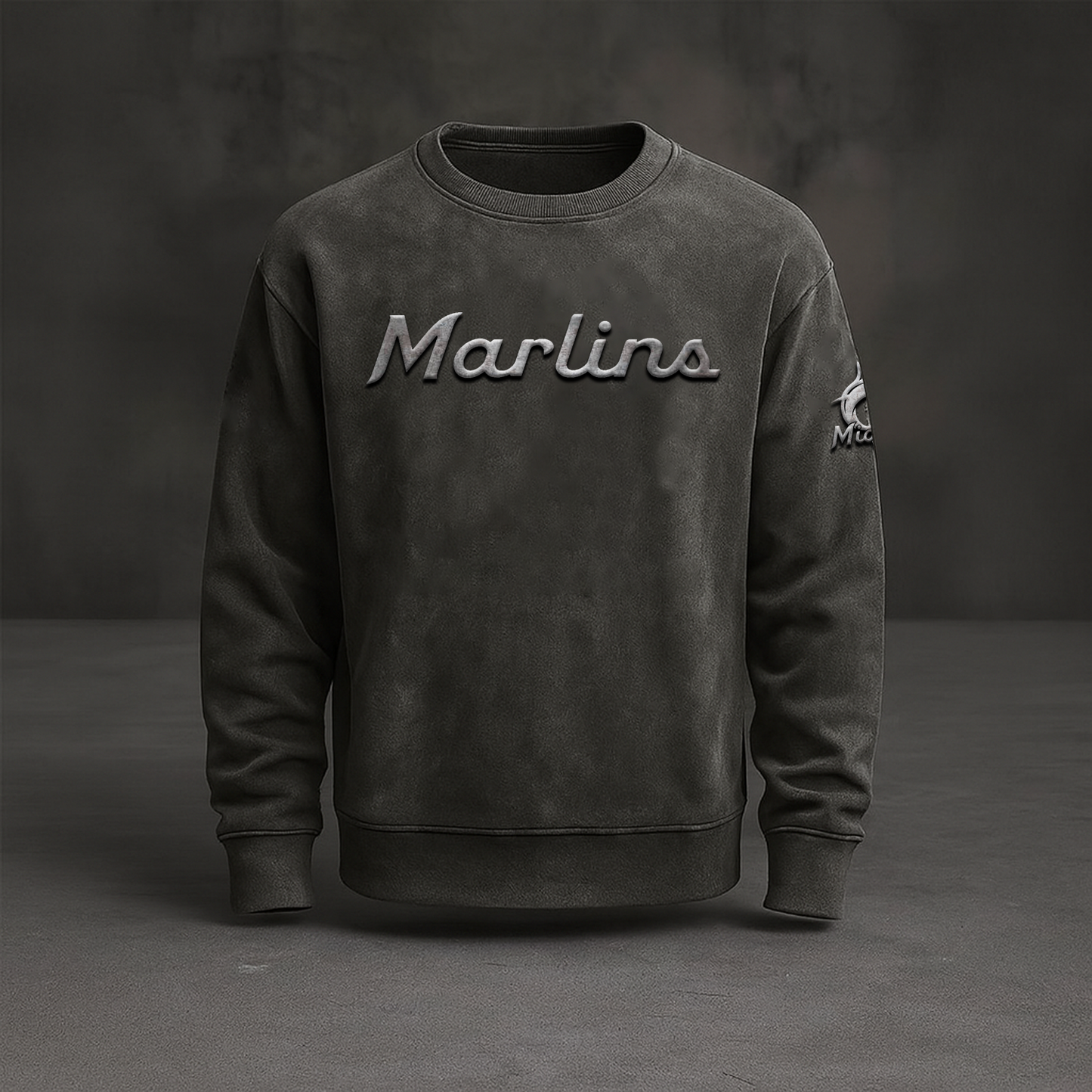 MIA x MLB Embossed Sweat Shirt DATND TANTD