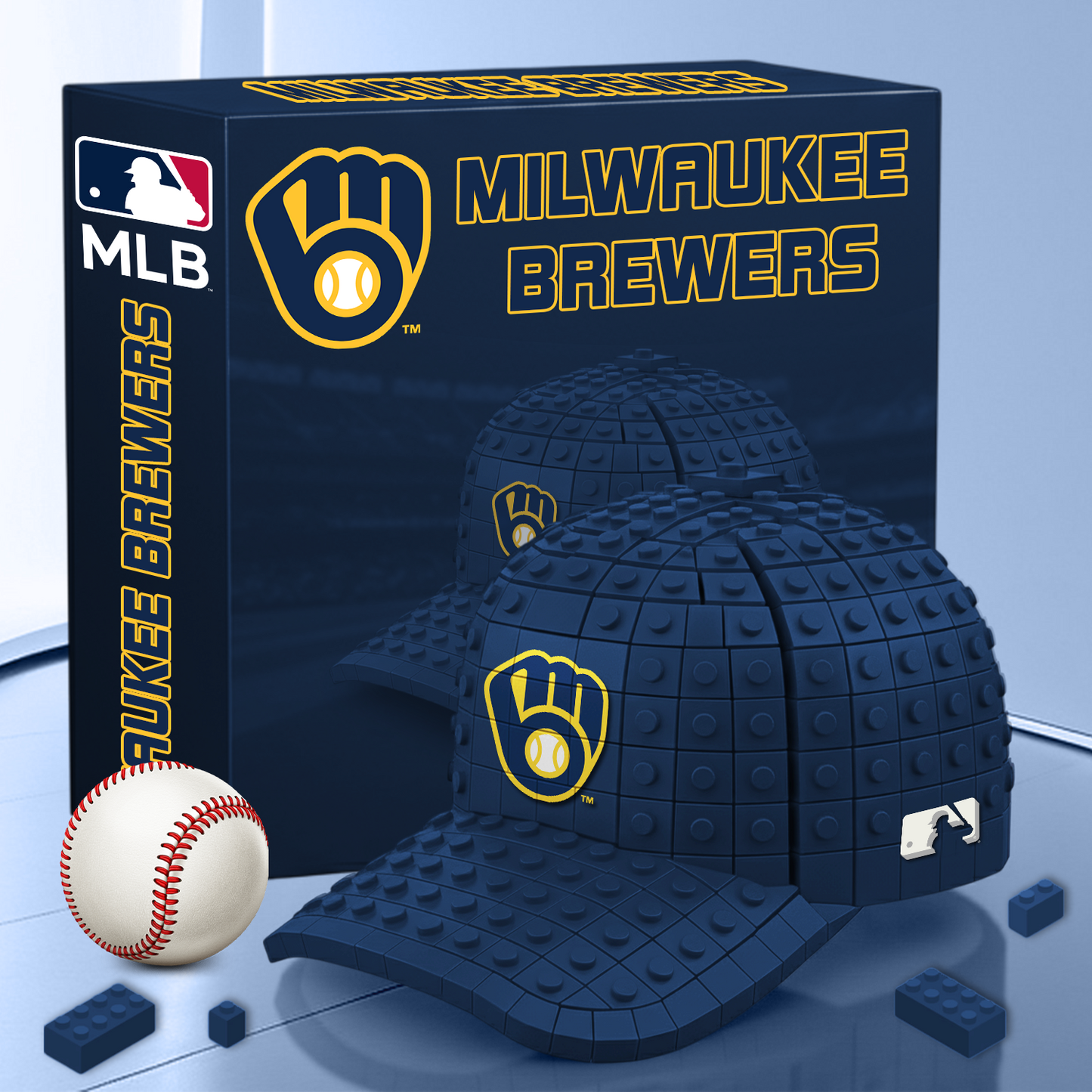 MLB 3D Baseball Cap Block Set V1 NAK PTTD